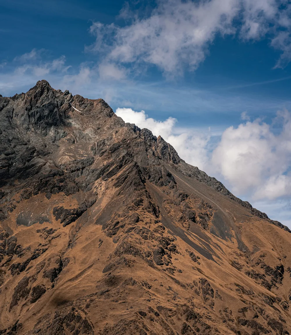 Il paesaggio andino d'alta quota intorno a Cusco, in Perù